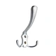 Wall mount iron coat hanger for hat clothes